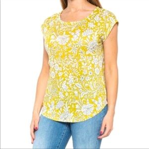 Rachel Ashwell Linen Floral Top